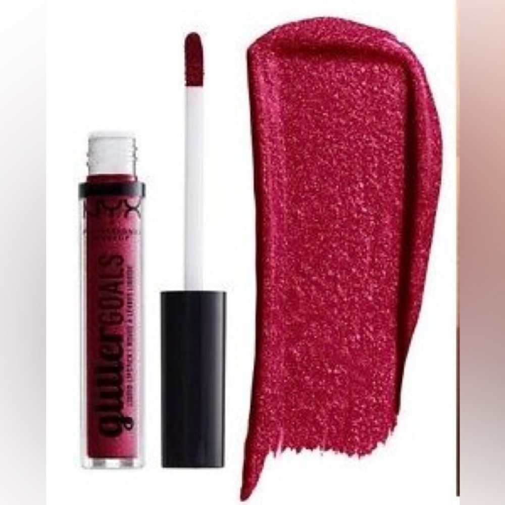 💜4 listings /$20💜 NEW NYX Glitter Goals Liquid Lipstick - Bloodstone
